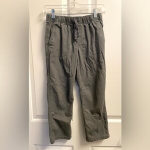 Cat & Jack Boys Gray Straight Leg Pants with elastic waist